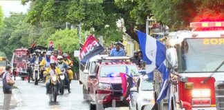 Foto: Dianas en Nicaragua para conmemorar a Carlos Fonseca Amador / TN8