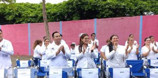 Foto: Sillas de ruedas para centros hospitalarios en Nicaragua / TN8