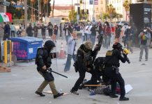Trump envía marines para sofocar la ola de disturbios en Los Ángeles Foto: Movilizan a cientos de 'marines' para responder al caos en Los Ángeles /Cortesía