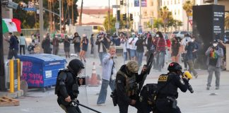 Foto: Movilizan a cientos de 'marines' para responder al caos en Los Ángeles /Cortesía