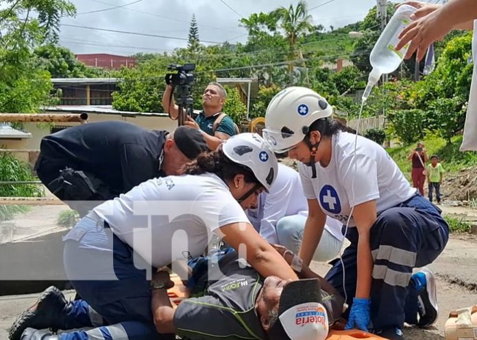 Foto: Ejercicio Multiamenazas 2025 / TN8 Foto: Ejercicio Multiamenazas 2025 / TN8