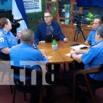 Ministerio del Interior de Nicaragua destaca avances en seguridad y atención ciudadana Foto: Estudio TN8 con autoridades del Ministerio del Interior de Nicaragua / TN8