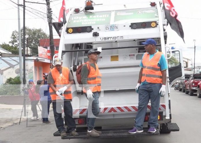 Foto: Nuevo camión recolector de basura en Estelí / TN8 Foto: Nuevo camión recolector de basura en Estelí / TN8