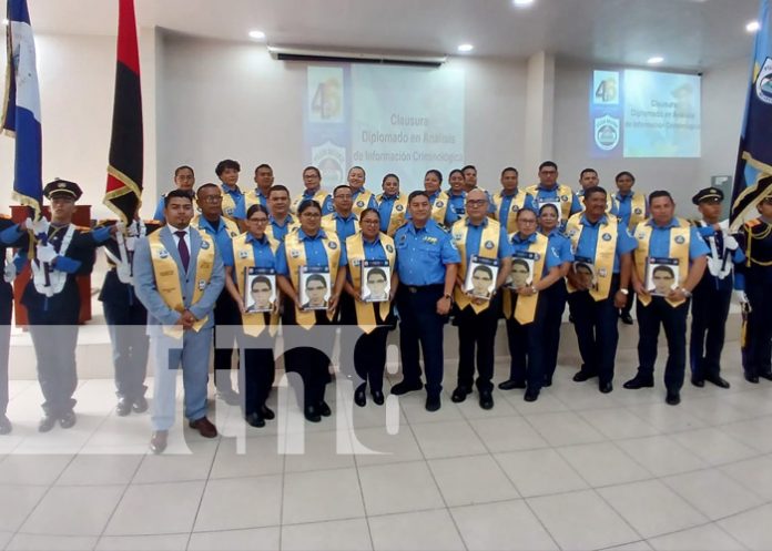 Foto: Graduación de policías en Nicaragua / TN8