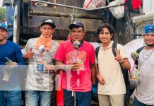 Foto: Gesto por el Día del Padre para obreros de la calle en Managua