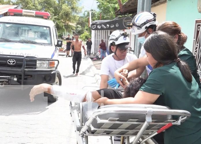 Foto: Fuerte agresión contra una pareja en Estelí / TN8 Foto: Fuerte agresión contra una pareja en Estelí / TN8