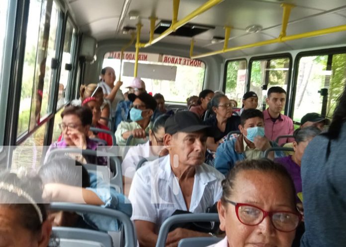 Foto: Transporte para pacientes de oncología del Bertha Calderón al Nuevo Centro Nacional de Oncología / TN8