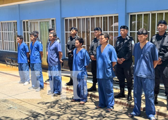 Foto: Personas detenidas en Chinandega por cometer delitos / TN8