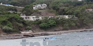 Foto: Búsqueda por sujeto que aparentemente arrastró el mar en San Juan del Sur / TN8