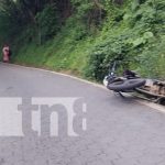 Foto: Un lesionado y daños materiales por accidente en una comarca de San Fernando, Nueva Segovia / TN8