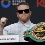 Canelo y Crawford se elogian en cierre promocional de su pelea Canelo y Crawford se elogiaron