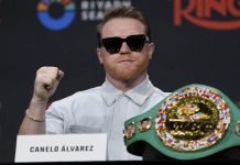 Canelo y Crawford se elogian en cierre promocional de su pelea Canelo y Crawford se elogiaron