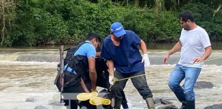 Foto: Investigación por cuerpo en un río de Chontales / TN8