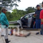 Taxista muere en Siuna tras colisión en puente Baka; hay cinco heridos Foto: Mortal accidente de tránsito en Siuna, Caribe Norte / TN8