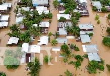 Suelos saturados y más lluvias: Panorama complicado en el Caribe Sur Foto: Inundaciones en el Caribe Sur de Nicaragua / TN8