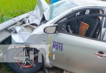 Heridos de gravedad tras colisión en puente Baka, Caribe Norte Foto: Accidente en el Caribe Norte con taxi y camión / TN8