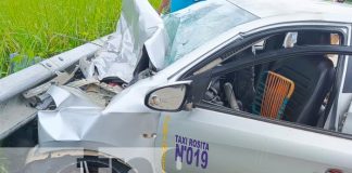 Foto: Accidente en el Caribe Norte con taxi y camión / TN8