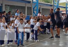 Foto: Festival deportivo en colegio de Managua junto al Club Walter Ferreti / TN8