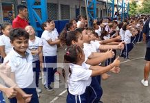Foto: Festival deportivo en colegio de Managua junto al Club Walter Ferreti / TN8