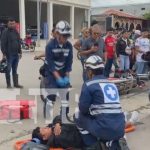 «Venía como loco»: testigos relatan choque frente a complejo policial de Estelí Foto: Accidente de tránsito en Estelí / TN8