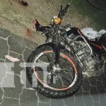 Dos peatones resultan heridos tras ser embestidos por motociclista «bolo» en Jalapa Foto: Accidente de tránsito en Jalapa / TN8