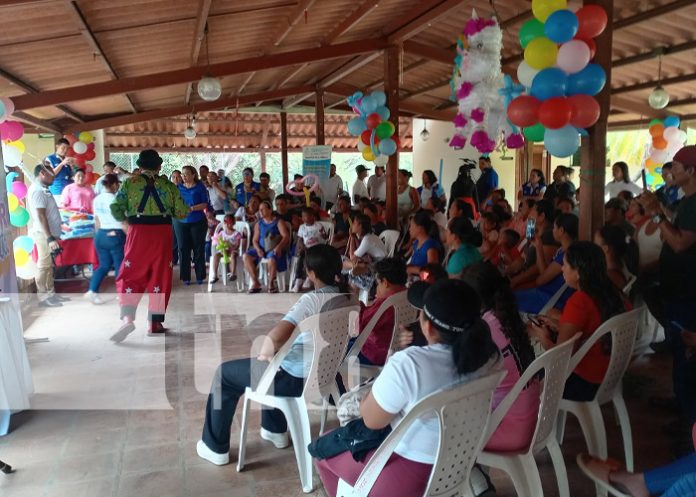 Foto: Activación con niños y niñas del Hospital La Mascota / TN8 Foto: Activación con niños y niñas del Hospital La Mascota / TN8