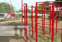 Foto: Remodelación de cancha en el barrio Omar Torrijos, Managua / TN8