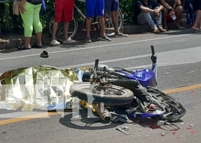 Foto: Mortal accidente en carretera León - Poneloya / TN8 Foto: Mortal accidente en carretera León - Poneloya / TN8
