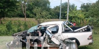 Foto: Pastor se duerme al volante y provoca violento accidente en la ciudad de Rivas/TN8