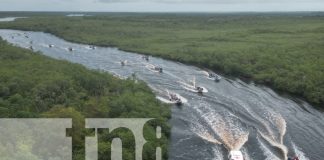 Foto: Caravana acuática celebra el 46 aniversario de la Revolución en Puerto Cabezas/TN8
