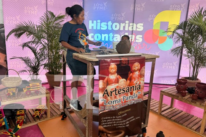 Foto: Artesanía nicaragüense brilla con orgullo en la Expo Pyme 2025/TN8