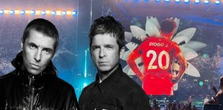 Foto: Oasis rinde homenaje al futbolista Diogo Jota/ Cortesía