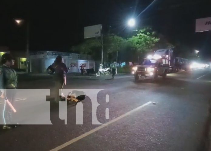 Foto: Fuerte choque en Estelí /TN8 Foto: Fuerte choque en Estelí /TN8