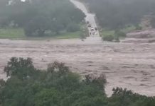 El impactante video del río creciendo a toda velocidad en Texas Foto: Inundaciones récord en Texas /cortesía
