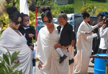 Foto: Funeral del padre de Rihanna, Ronald Fenty/ Cortesía