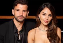 Foto: Eiza González apoya a Dimitrov /cortesía