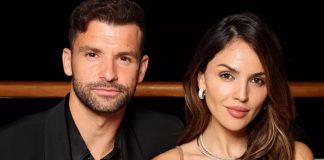 Foto: Eiza González apoya a Dimitrov /cortesía