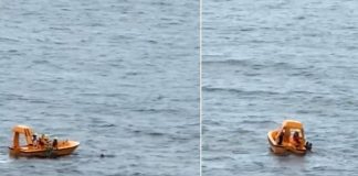 Foto: padre salta desde crucero Disney Dream por su hija/Cortesía