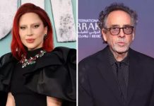 Foto: Lady Gaga y Tim Burton /cortesía