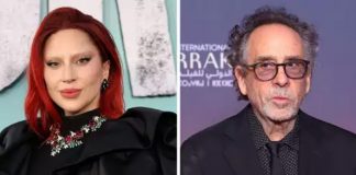 Foto: Lady Gaga y Tim Burton /cortesía