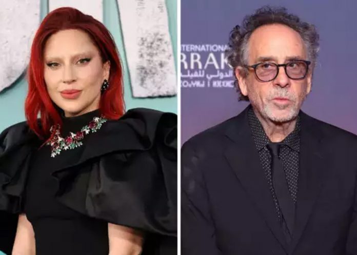 Foto: Lady Gaga y Tim Burton /cortesía