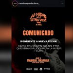 Foto: Mora pospone concierto en Nicaragua: “No es que no llegué, yo estoy aquí”/Cortesía