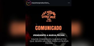 Foto: Mora pospone concierto en Nicaragua: “No es que no llegué, yo estoy aquí”/Cortesía