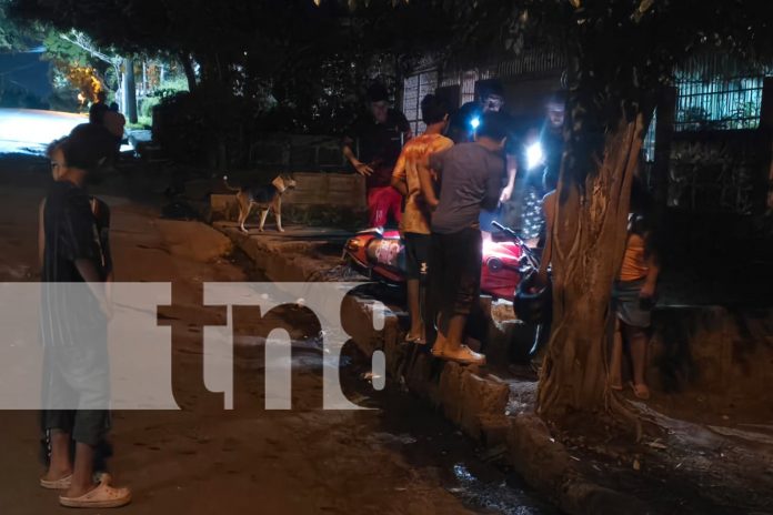 1 Foto: Dos jóvenes motociclistas resultan heridos en diferentes accidentes en Managua/TN8