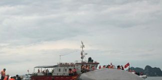 Foto: Vuelco de un barco turístico en Vietnam/ Cortesía