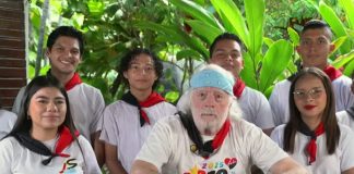Foto: Copresidenta de Nicaragua rinde homenaje a Brian Wilson en el 46/19/Cortesía