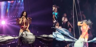 Foto: Katy Perry vivió un tenso momento durante su presentación/ Cortesía