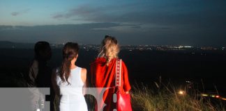 Foto: Vicepresidenta de la Duma Estatal de Rusia recorre el cráter activo del Volcán Masaya/TN8