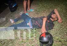 Motociclista sufre graves lesiones tras accidente en la salida de Juigalpa hacia El Rama Foto: Motociclista sufre graves lesiones tras accidente en la salida de Juigalpa hacia El Rama/TN8