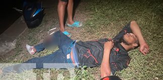Foto: Motociclista sufre graves lesiones tras accidente en la salida de Juigalpa hacia El Rama/TN8